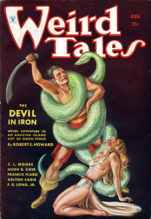 Obálka Weird Tales (august 1934)